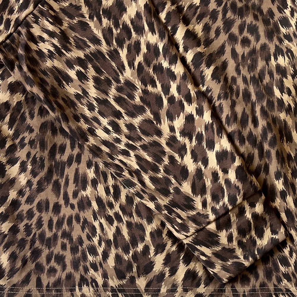 Banana Republic Animal Print Blouse - Brown and Black - Picture 4 of 8